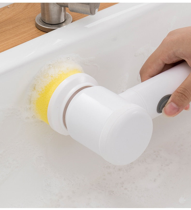 Spazzola di Pulizia Elettrica Portatile 3 in 1